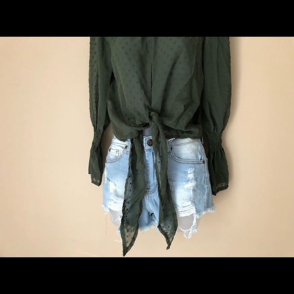 Tie Front Top - Picture 5 of 8